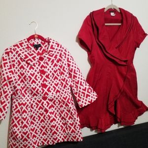 TWO very unique coats size medium